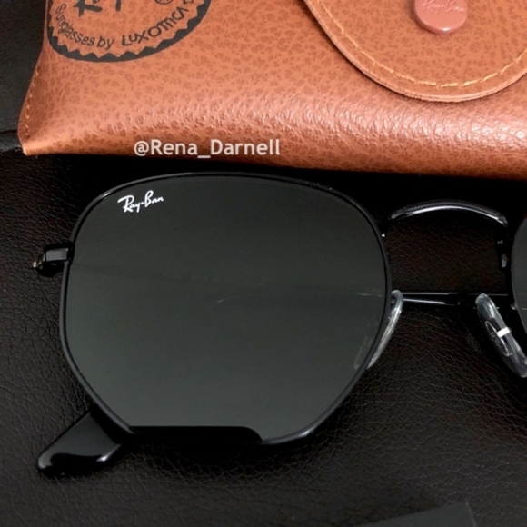 RayBan Hexagonal Black RB3548N New - Picture 6 of 14